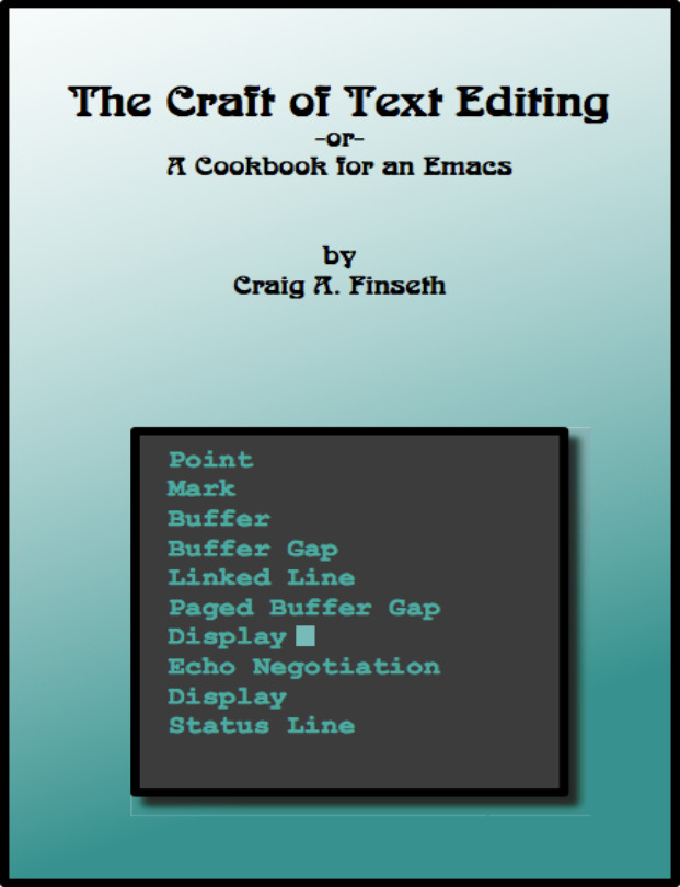 The Craft of Text Editing