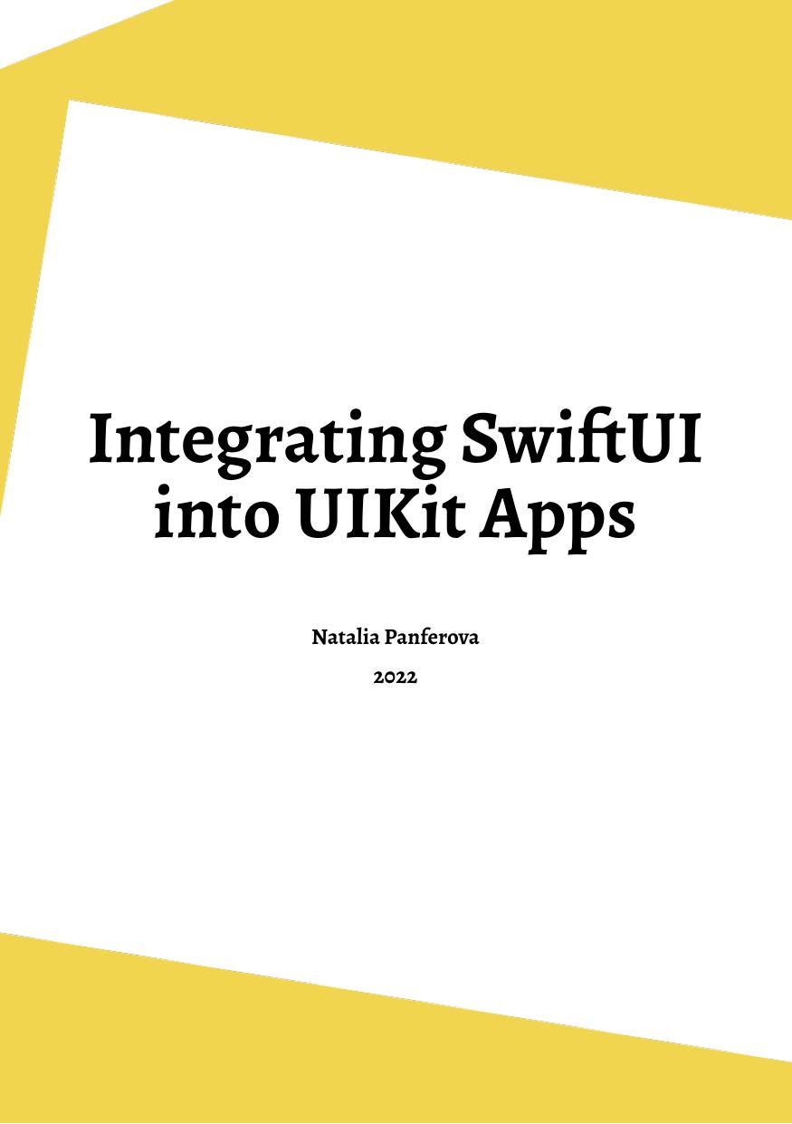 Integrating SwiftUI into UIKit Apps