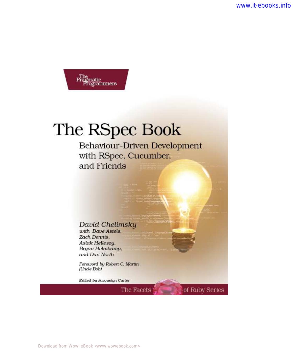 The RSpec Book