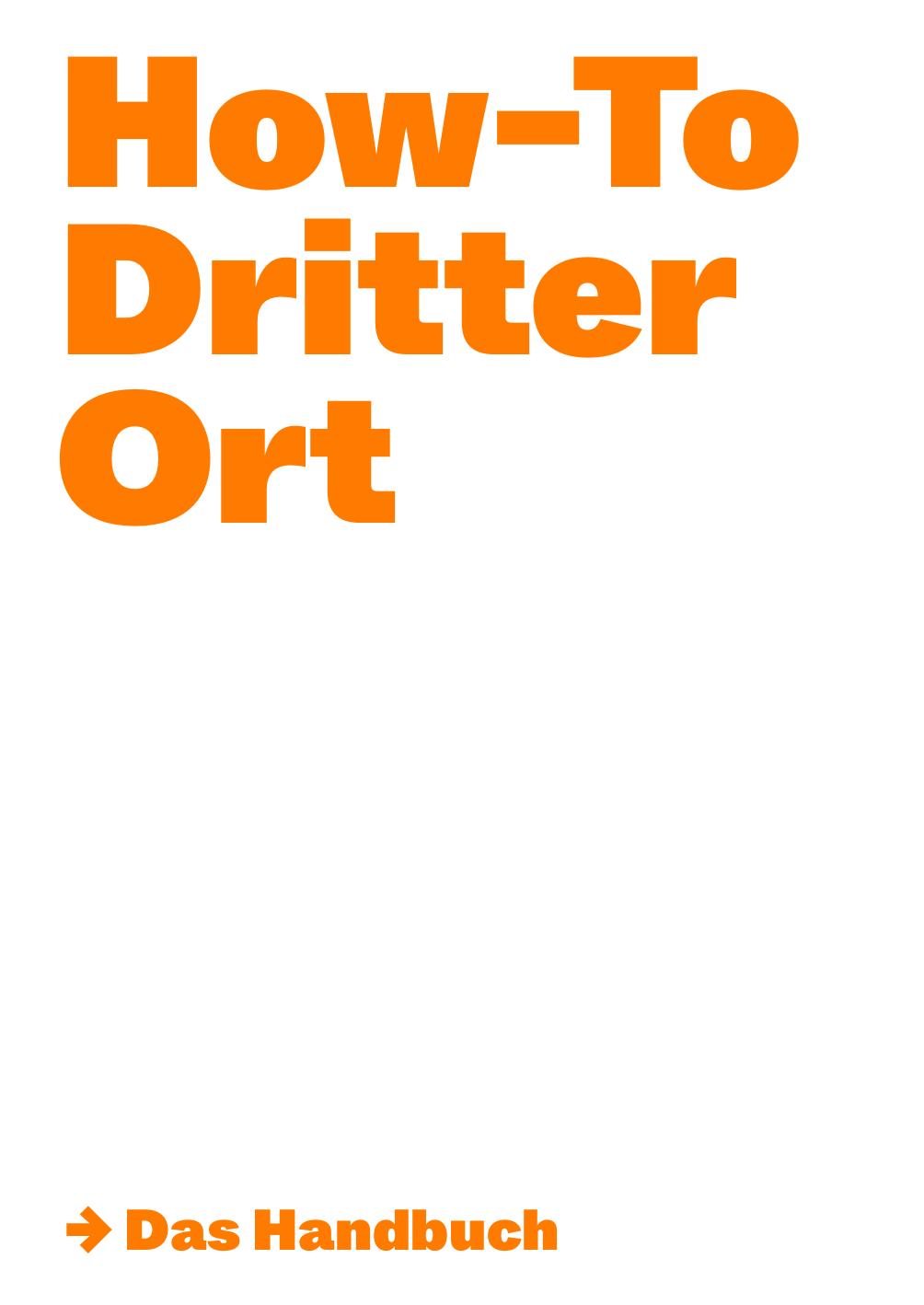 Handbuch Dritter Ort