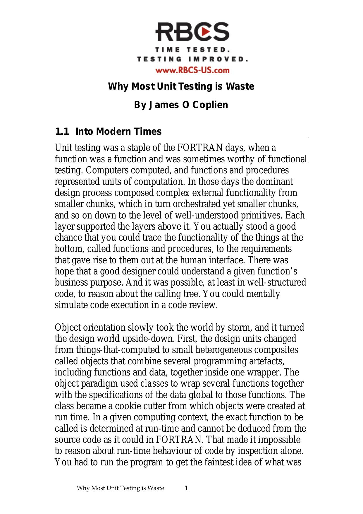 Why-Most-Unit-Testing-is-Waste